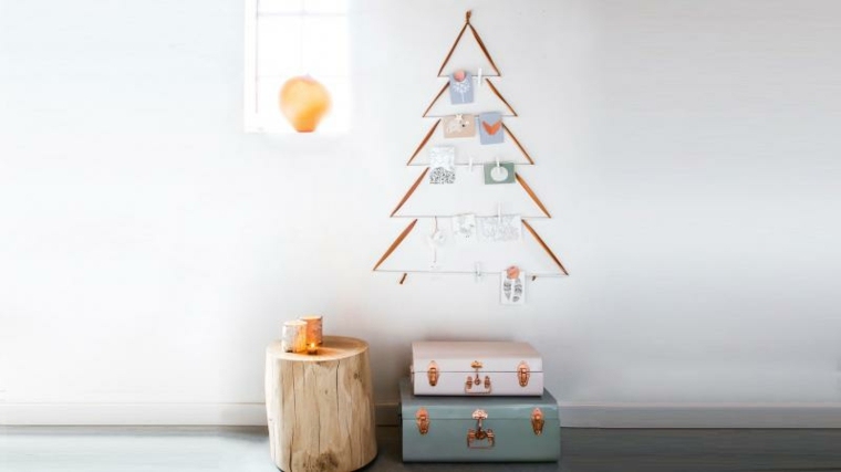 christmas tree idea christmas decoration original beech wood design interior modern idea