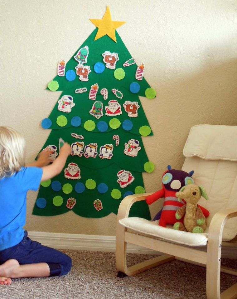 Božična dekorska ročna otroška dejavnost