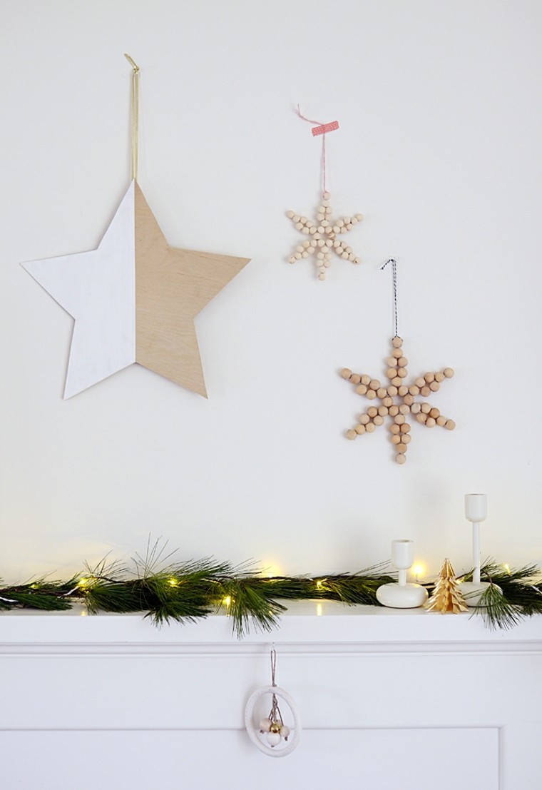 modern decoration Christmas suspensions wall chimney