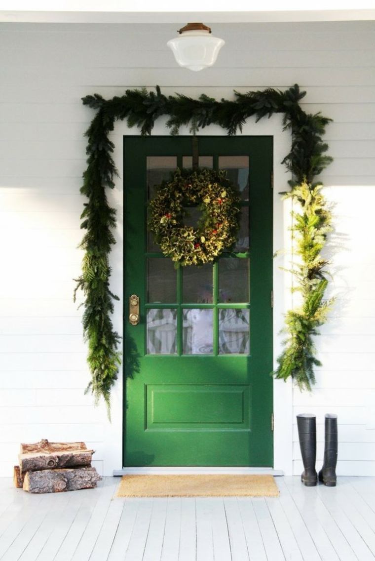 Christmas party door entry decoration