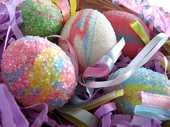 decoration eggs crystals