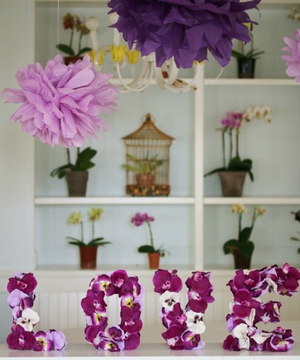 decoration orchids valentine's day