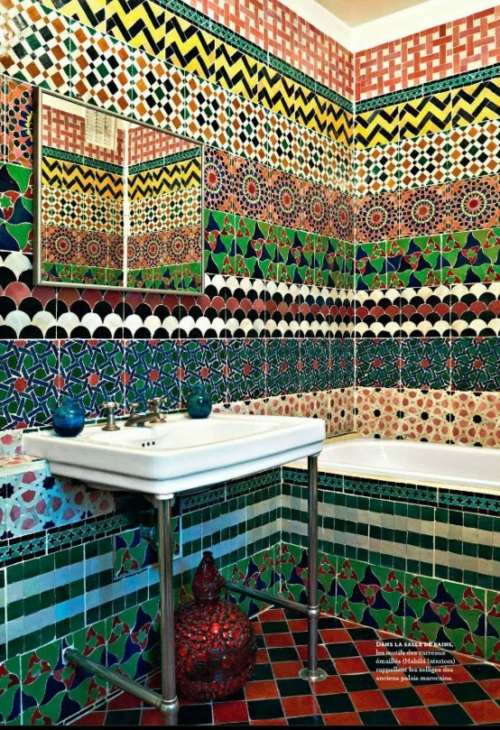 oriental decoration bath room