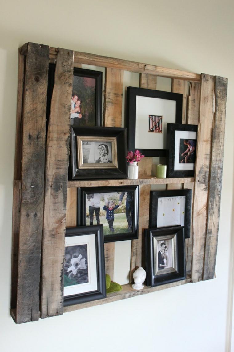 recycle pallets decor wall idea frames storage