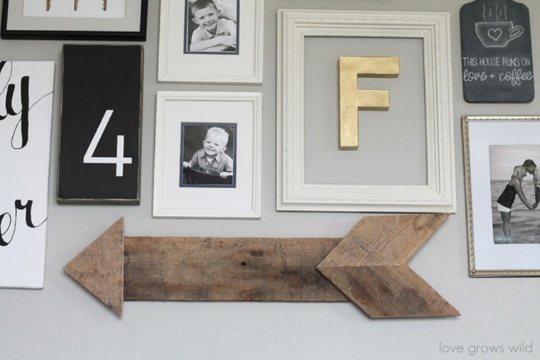 recycle pallets idea wall decoration wood frames