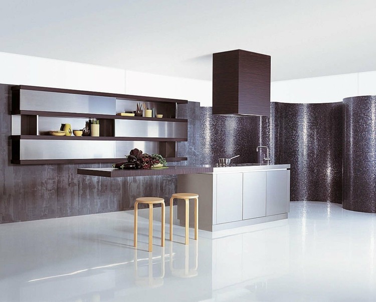 decoration small open contemporary kitchen