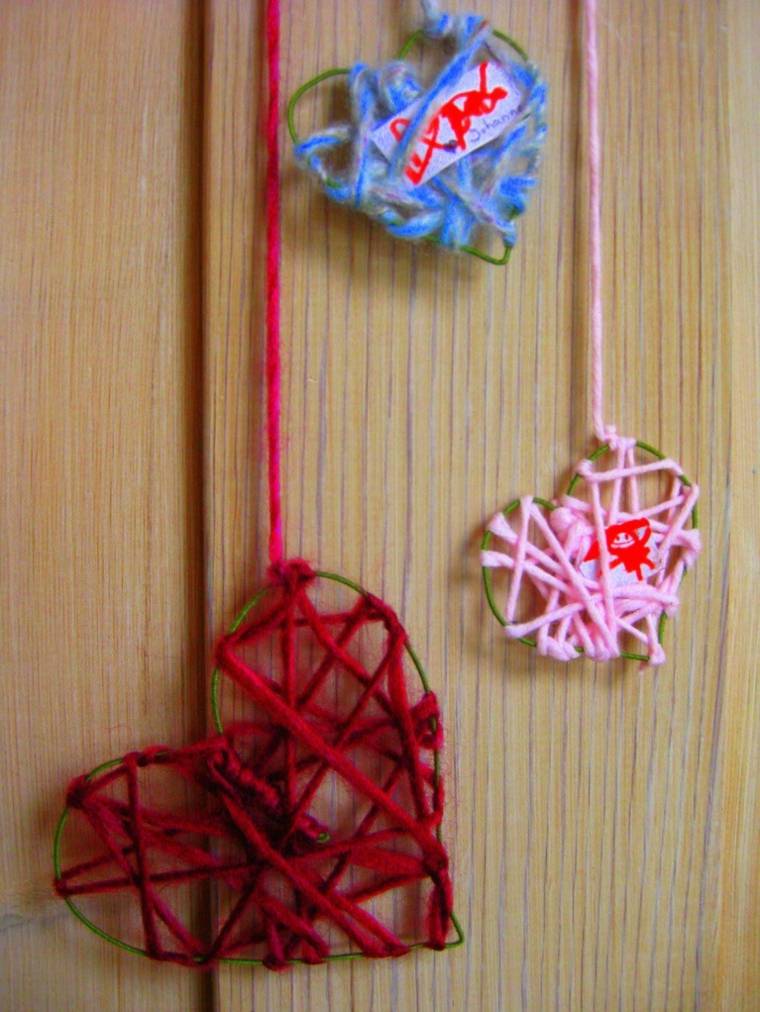 loket menggantung idea valentine wol diy hari yang mudah