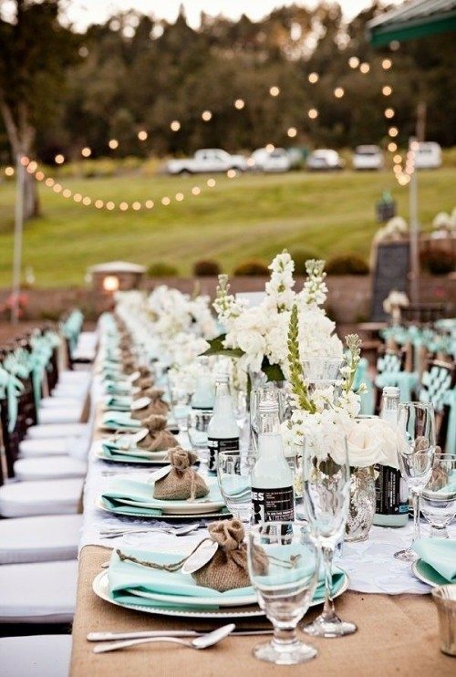 rustic decoration wedding table