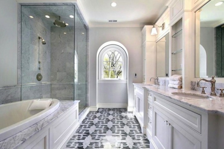 marble bathroom decoration