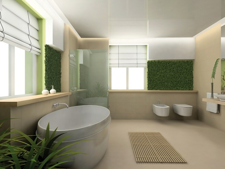 bathroom plants idea