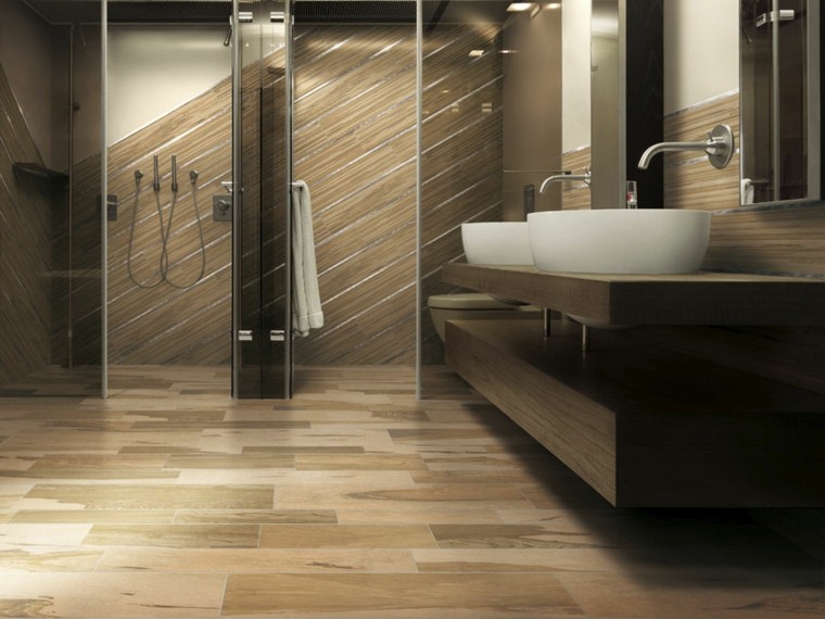 deco brown bath rooms