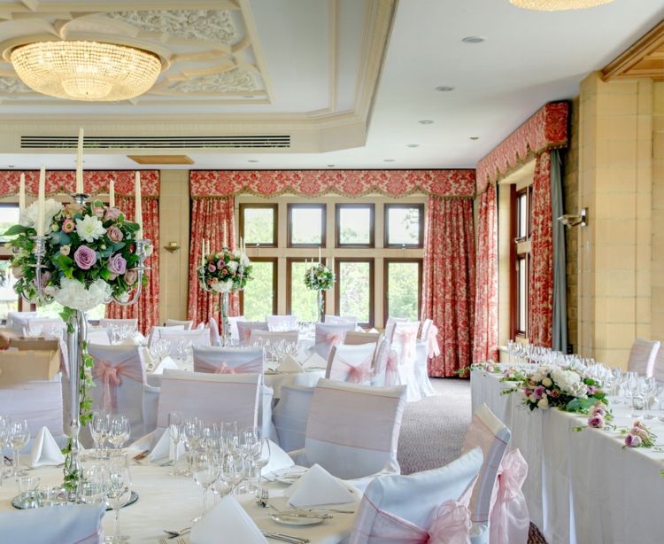 elegant wedding room decoration