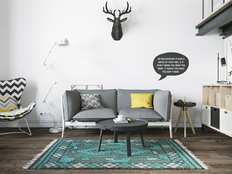 Nordic style living room decoration idea