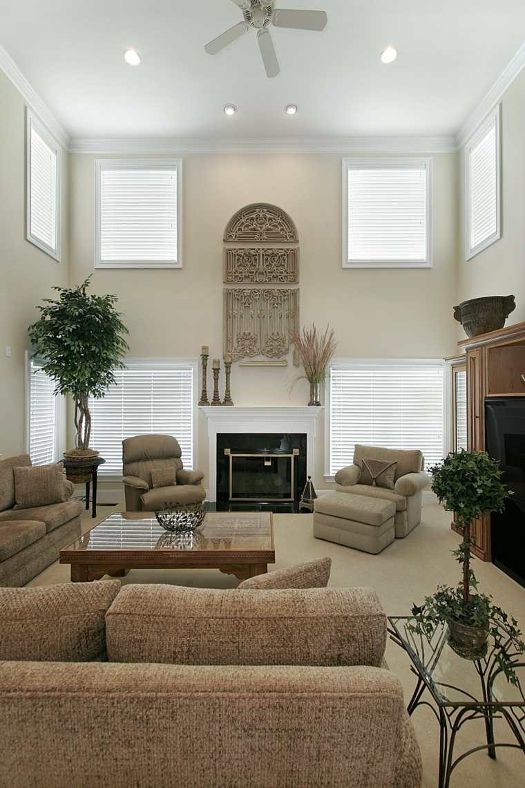 living room design gray color and taupe light shades