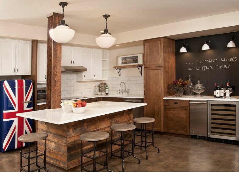 basement modern kitchen