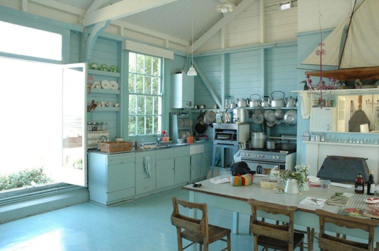 decoration style seaside kitchen retro boat