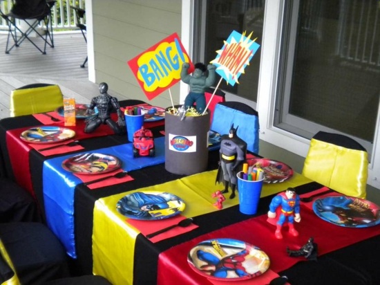 Birthday Table Decoration For Your Child S Party A Spicy Boy