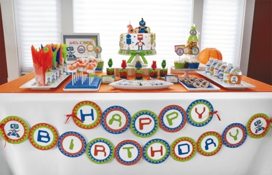 Birthday Table Decoration For Your Child S Party A Spicy Boy