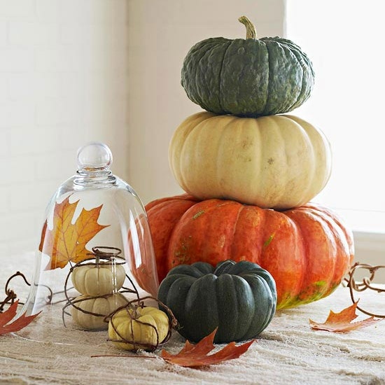 autumn pumpkins decoration