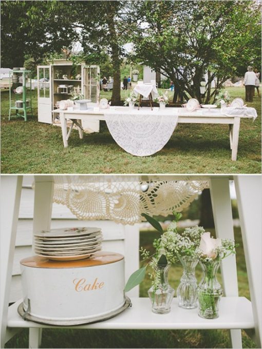 wedding table decoration vintage style