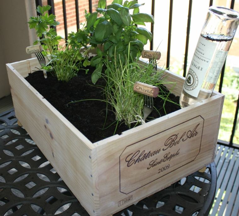 vintage decoration wine crate