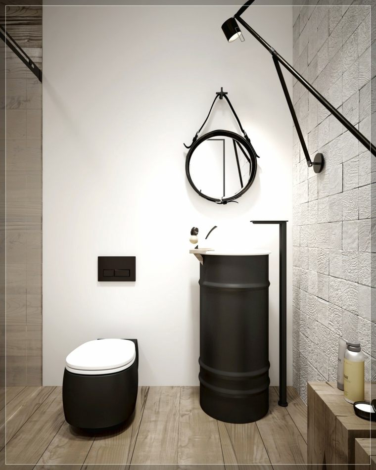 bathroom industrial decoration