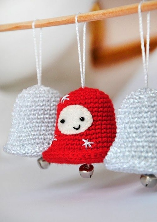 interesting Christmas decorations knitting
