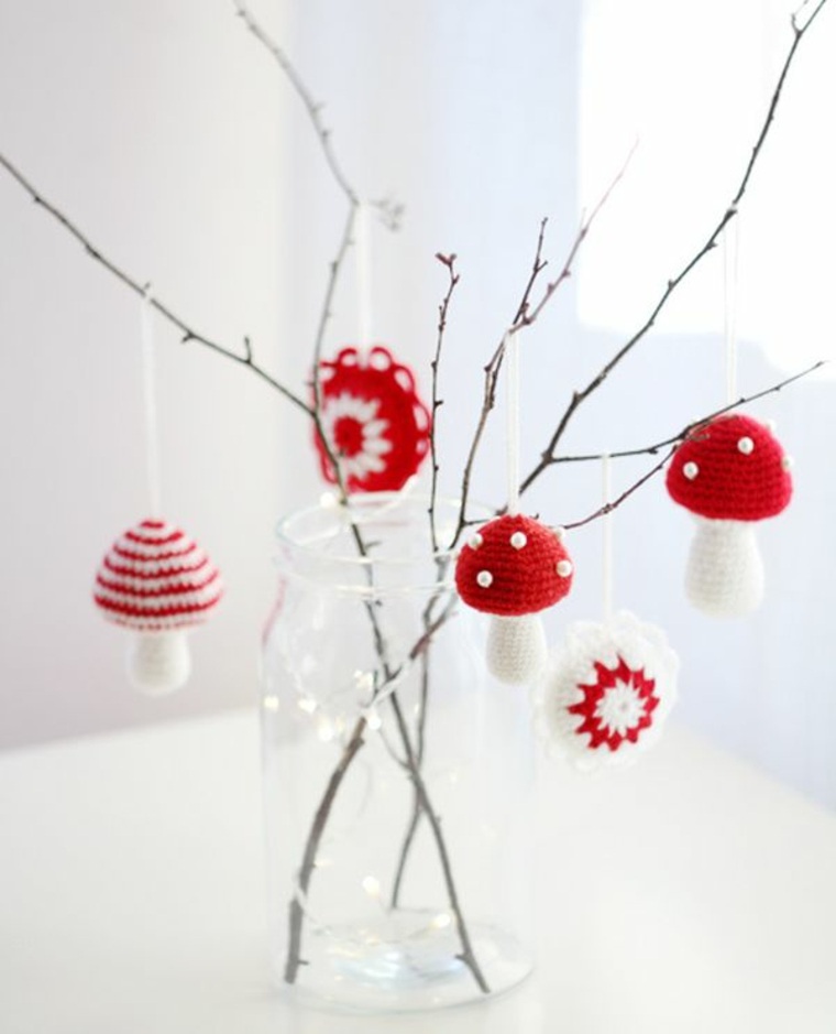 christmas deco design moderne minimalistiske ide figurer suspension dekorere sit hus til jul