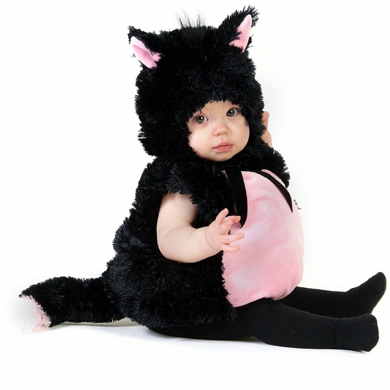 halloween costume baby costume idea kitten black child halloween