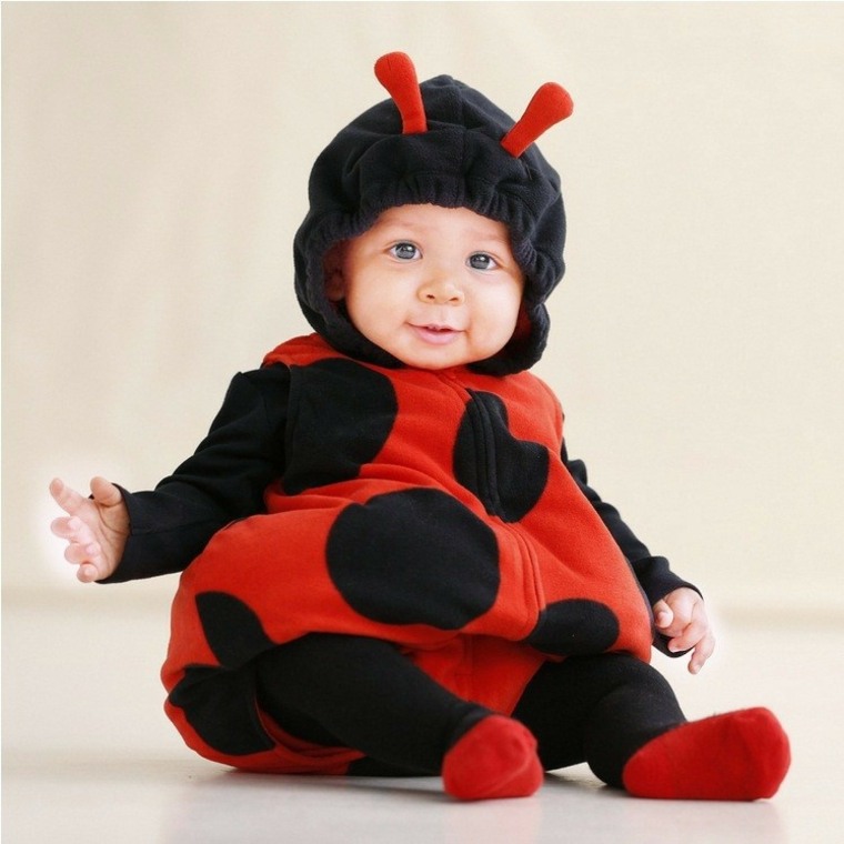 preoblečete baby baby ladybug ideja kostum otroka halloween