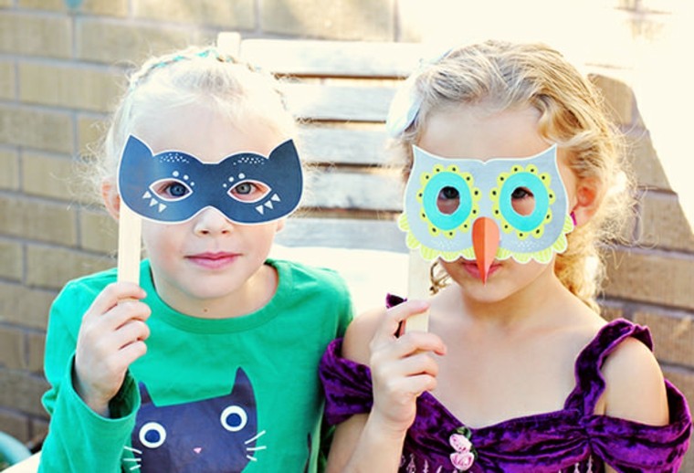 child mask disguise idea halloween