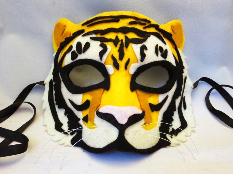 halloween prikriti tiger otrok ideja original diy