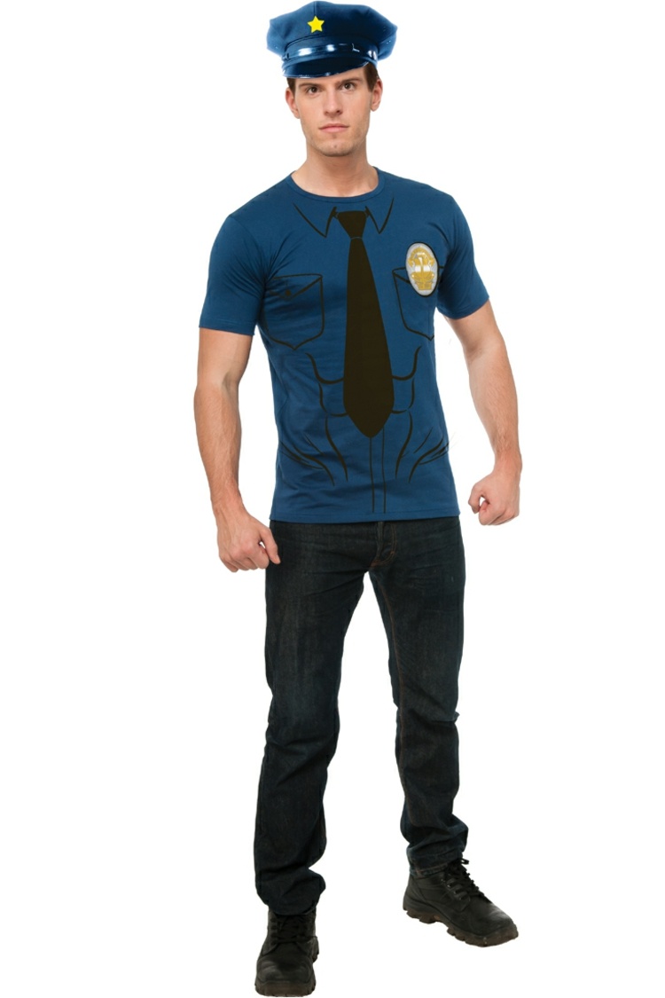 Halloween policeman costume disguise