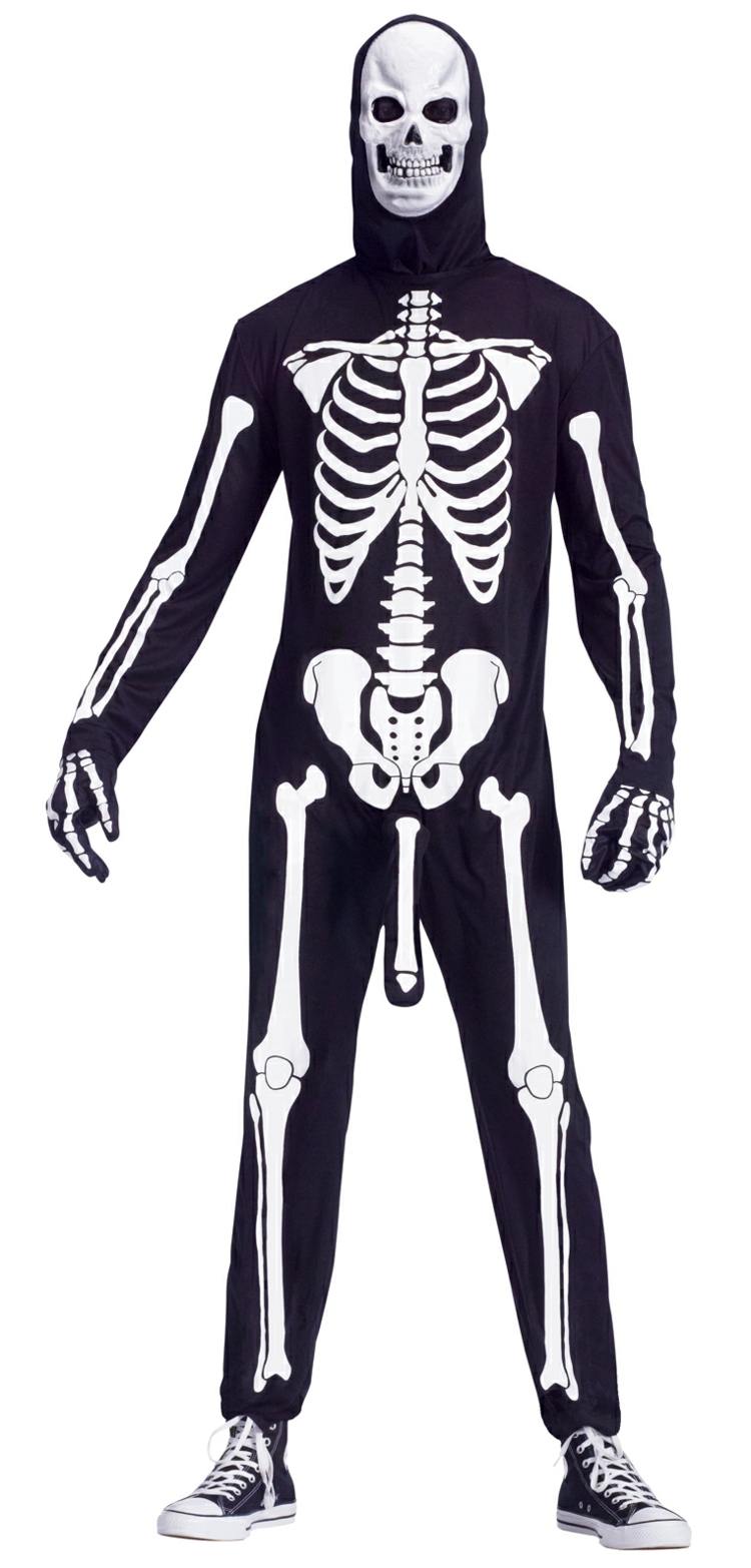 skeleton Halloween man costume