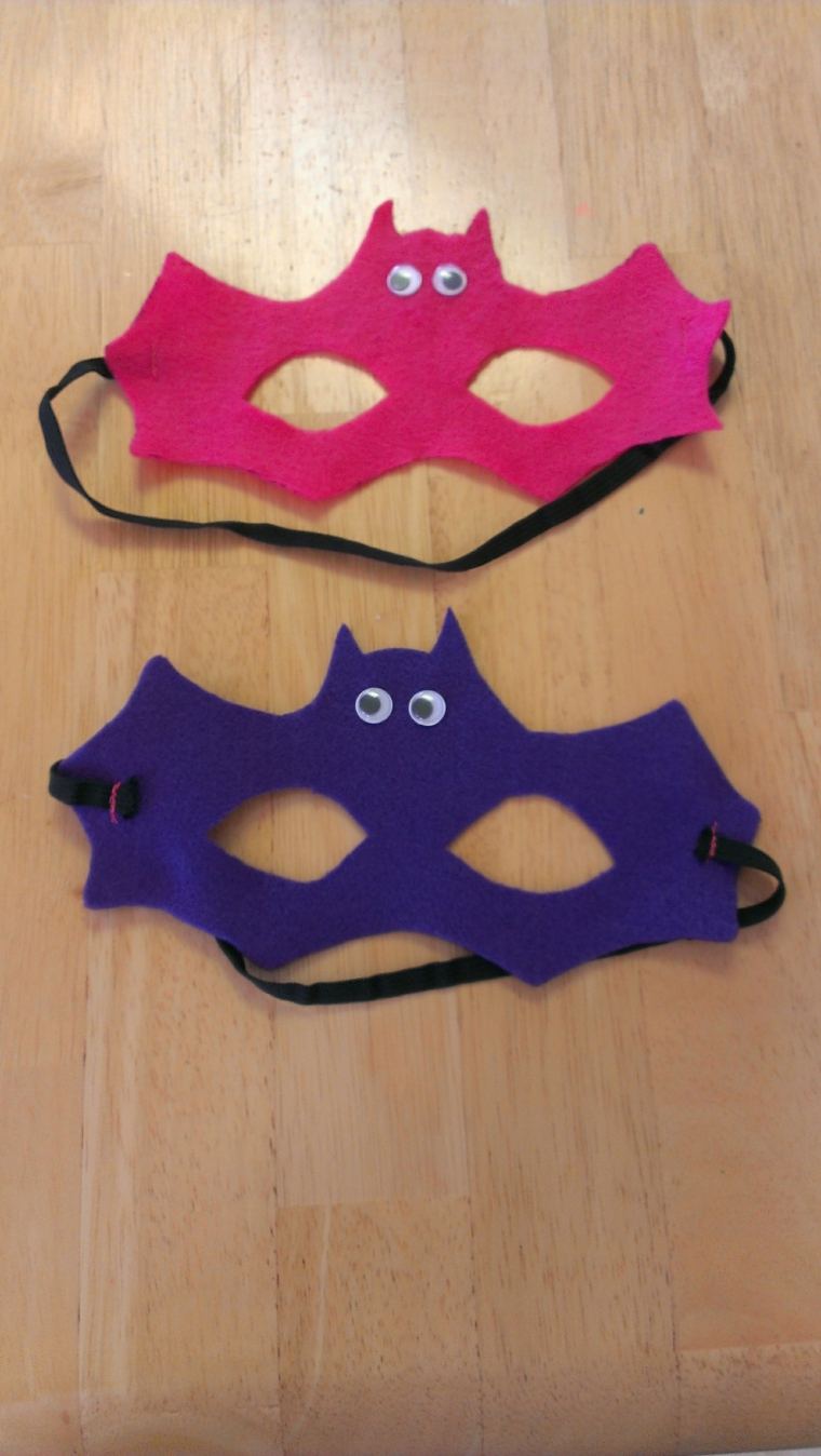 disguise child halloween idea bat fabric diy DIY activity manual child