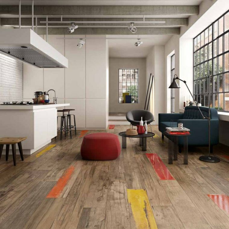 living room flooring floor tiles look aged wood idea