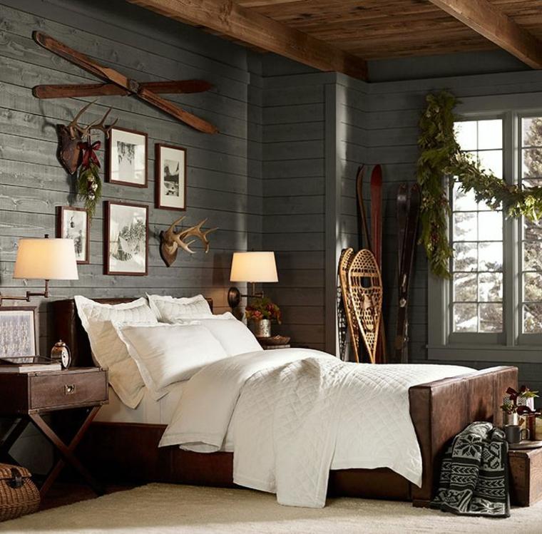 interior design chalet bedroom