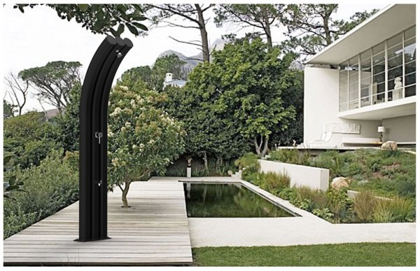 contemporary design outdoor shower