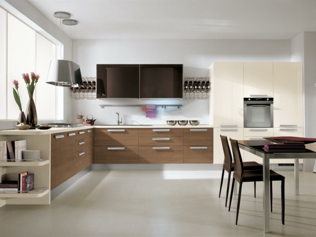 modern wood kitchen design