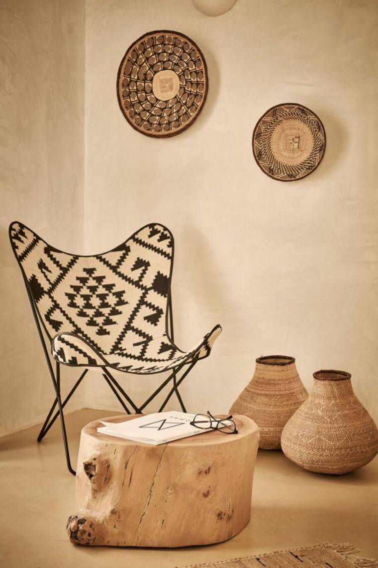 inspiration living room ethnic chic deco wall living room exotic ethnic style idea coffee table wood vases