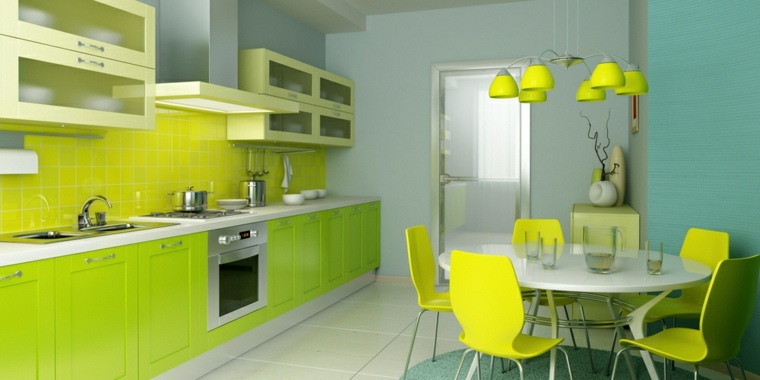 modern kitchen color green lime kitchen furniture paint color tile