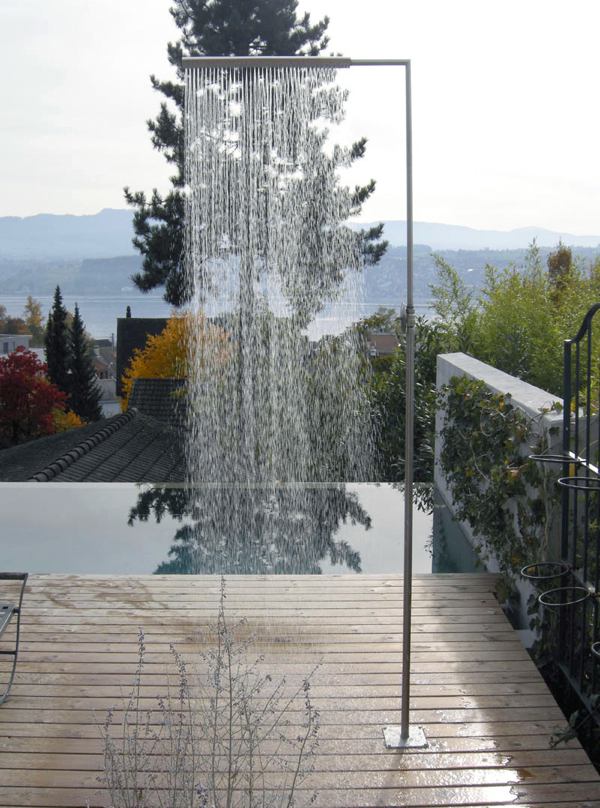 modern design shower pool