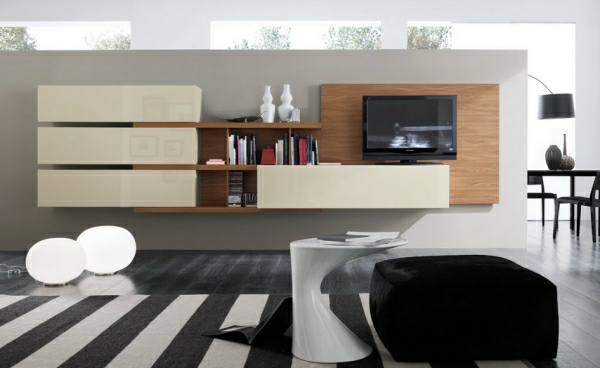 modern living room design TV stand