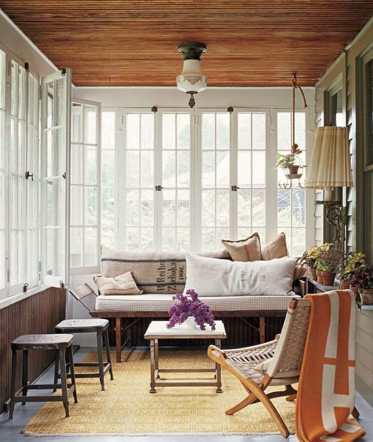 scandinavian style veranda modern style