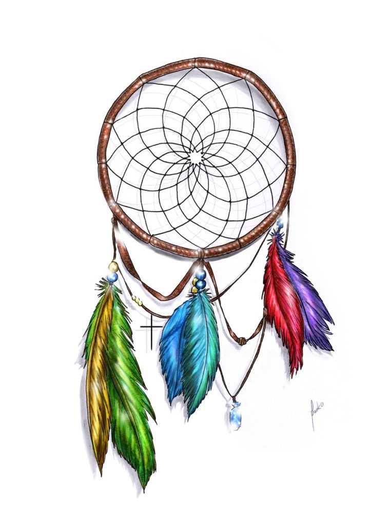 artwork dream-catcher-color model