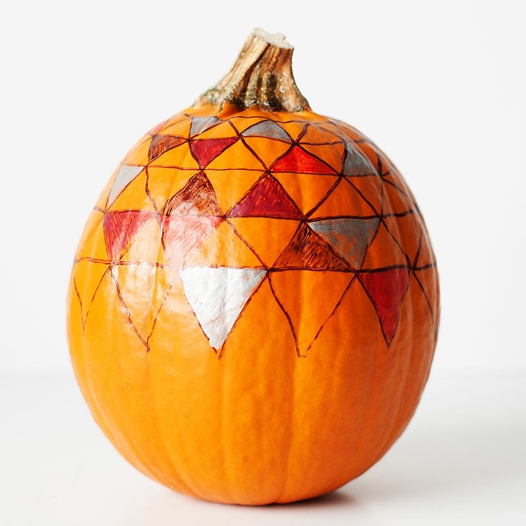 decoration pumpkin idea painting deco halloween cheap original brico