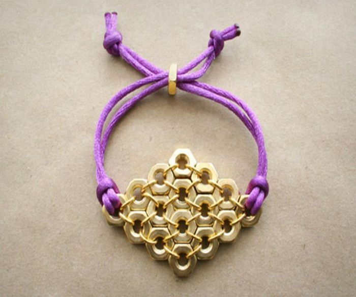 diy bracelet strings golden beads model DIY easy