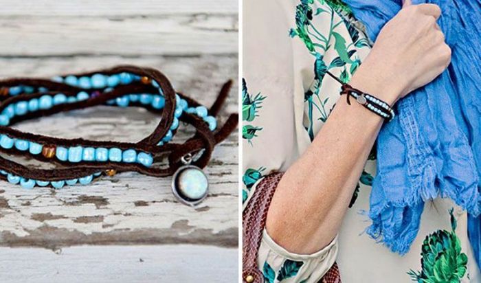 Deco diy gelang mutiara bohemian chic aksesori melakukannya sendiri