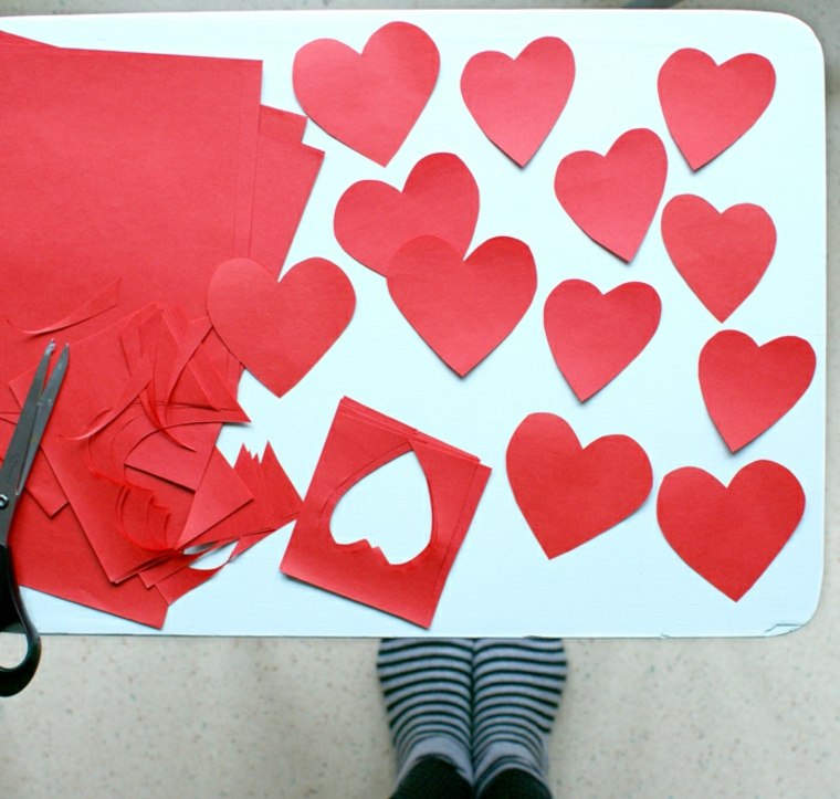 heart paper valentine's day gift idea