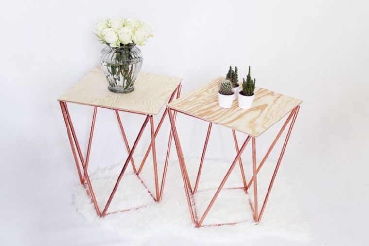 diy deco små bord salong ideer